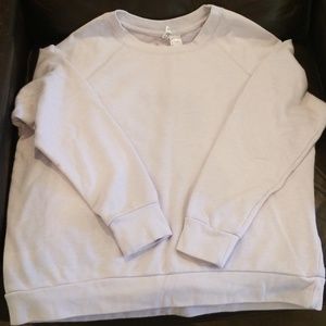 H & M Lavender sweatshirt.